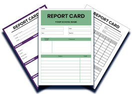 report card clip art